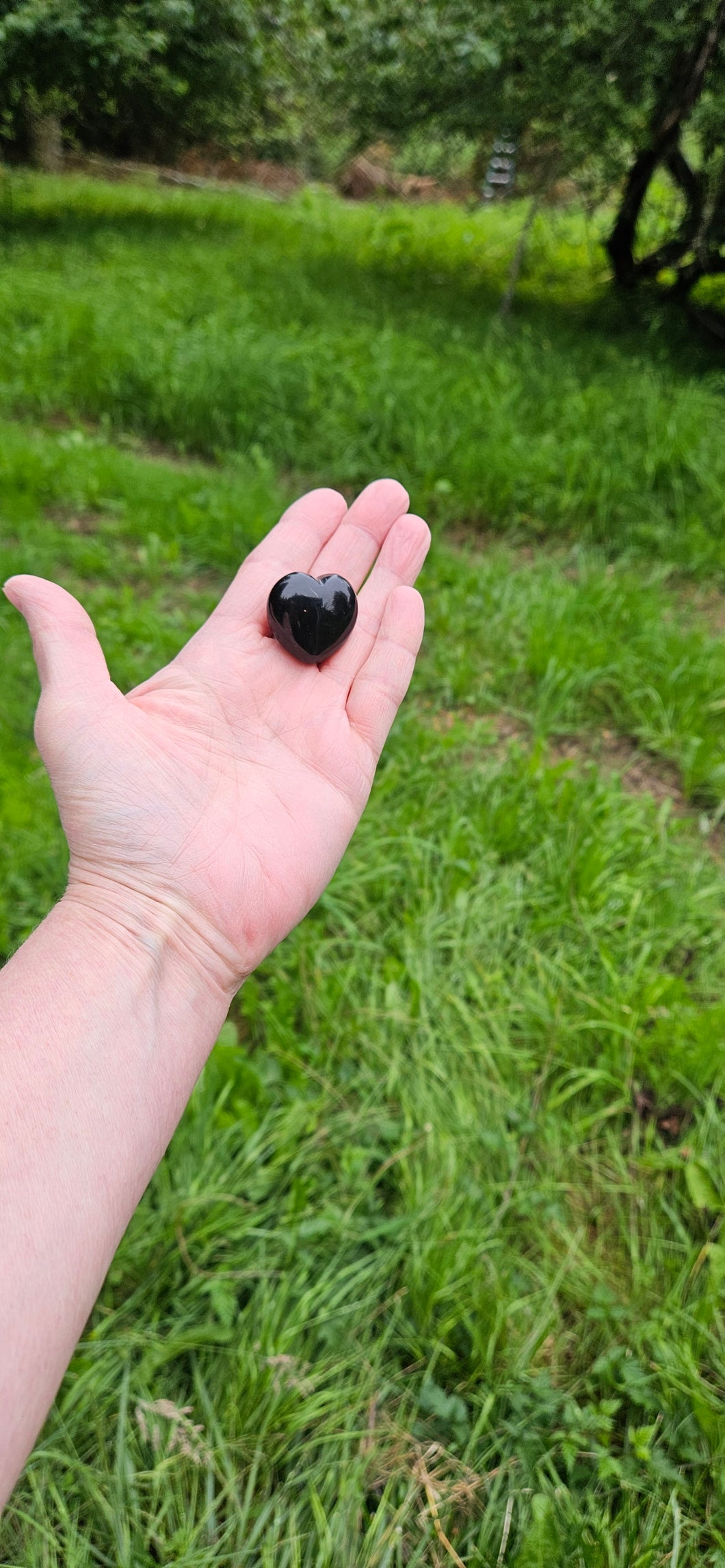 Black Obsidian Small Heart