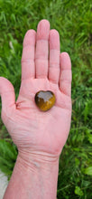 Load image into Gallery viewer, Tiger Eye Small Heart
