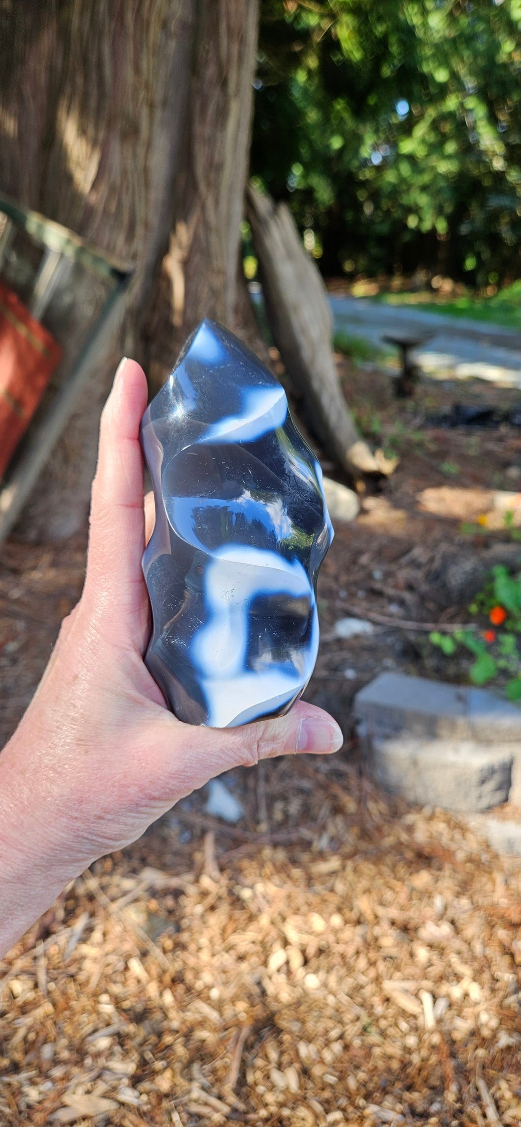 Orca Agate Flame