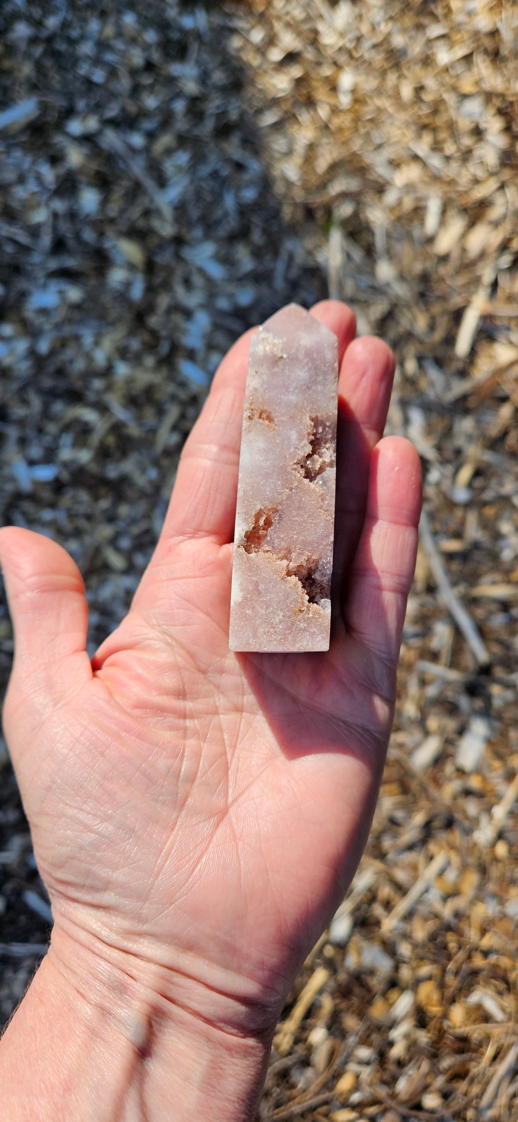 Pink Amethyst Point