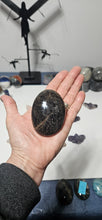 Load image into Gallery viewer, Black Moonstone Palm Stone
