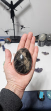 Load image into Gallery viewer, Black Moonstone Palm Stone
