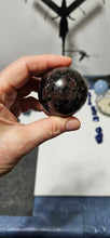 Load image into Gallery viewer, Garnet in Arfvedsonite Sphere
