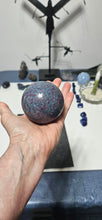 Load image into Gallery viewer, Ruby Fuchsite Kyanite Sphere
