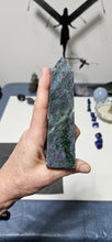 Load image into Gallery viewer, Ruby Fuchsite Kyanite Tower
