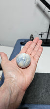Load image into Gallery viewer, Blue Flower Agate Sphere
