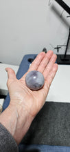 Load image into Gallery viewer, Purple Chalcedony Sphere
