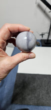 Load image into Gallery viewer, Purple Chalcedony Sphere
