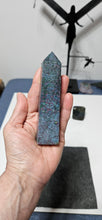 Load image into Gallery viewer, Ruby Fuchsite Kyanite Tower
