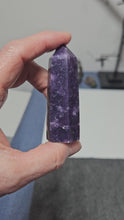 Load and play video in Gallery viewer, Lepidolite Point

