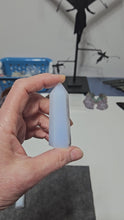 Load and play video in Gallery viewer, Blue Chalcedony Point
