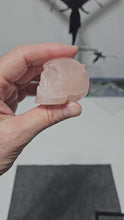 Load and play video in Gallery viewer, Rose Quartz Skull
