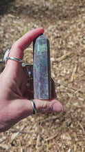 Load and play video in Gallery viewer, Ruby-Kyanite-Fuchsite Point
