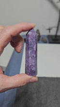 Load and play video in Gallery viewer, Lepidolite Point
