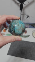 Load and play video in Gallery viewer, Blue Apatite Sphere
