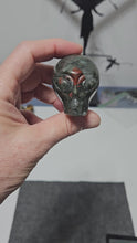 Load and play video in Gallery viewer, African Bloodstone Alien Head

