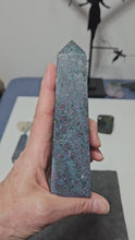 Load and play video in Gallery viewer, Ruby Fuchsite Kyanite Tower
