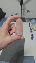 Load and play video in Gallery viewer, Aura Rose Quartz Point
