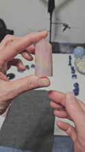 Load and play video in Gallery viewer, Aura Rose Quartz Point

