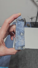 Load and play video in Gallery viewer, Blue Flower Agate Point
