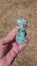 Load and play video in Gallery viewer, Chrysocolla Raw Specimen
