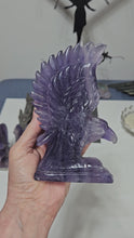 Load and play video in Gallery viewer, Purple Fluorite Eagle
