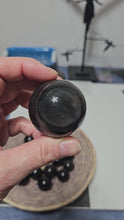 Load and play video in Gallery viewer, Rainbow Obsidian Sphere
