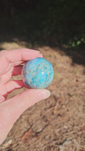 Load and play video in Gallery viewer, Blue Apatite Sphere
