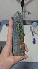 Load and play video in Gallery viewer, Ruby Fuchsite Kyanite Tower

