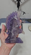 Load and play video in Gallery viewer, Purple Fluorite Eagle
