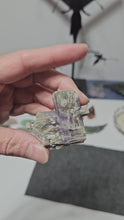 Load and play video in Gallery viewer, Purple Aragonite Cluster
