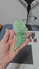 Load and play video in Gallery viewer, Green Fluorite Feather
