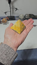 Load and play video in Gallery viewer, Bumblebee Jasper Pyramid
