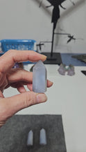 Load and play video in Gallery viewer, Blue Chalcedony Point

