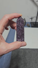 Load and play video in Gallery viewer, Lepidolite Point
