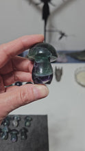 Load and play video in Gallery viewer, Rainbow Fluorite Mushroom
