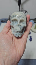 Load and play video in Gallery viewer, Moss Agate Skull
