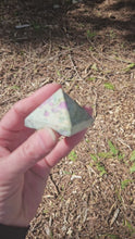 Load and play video in Gallery viewer, Ruby and Fuchsite Pyramid
