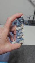 Load and play video in Gallery viewer, Blue Flower Agate Point

