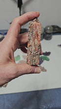 Load and play video in Gallery viewer, Leopard Skin Jasper Point
