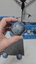 Load and play video in Gallery viewer, Dumortierite Sphere
