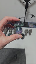 Load and play video in Gallery viewer, Rainbow Fluorite Mushroom
