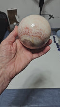 Load and play video in Gallery viewer, Red Calcite Sphere
