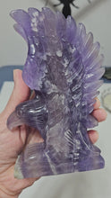 Load and play video in Gallery viewer, Purple Fluorite Eagle

