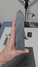 Load and play video in Gallery viewer, Ruby Fuchsite Kyanite Tower
