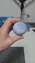 Load and play video in Gallery viewer, Blue Chalcedony Sphere
