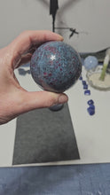 Load and play video in Gallery viewer, Ruby Fuchsite Kyanite Sphere

