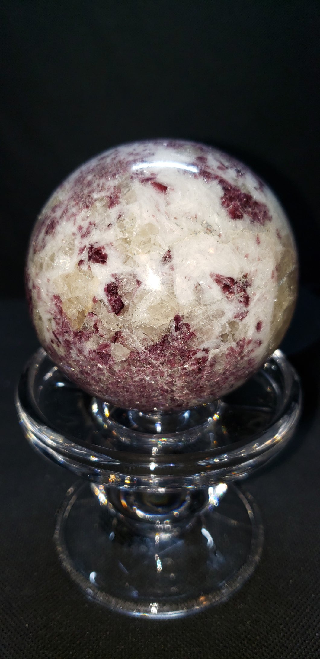 Lepidolite Sphere