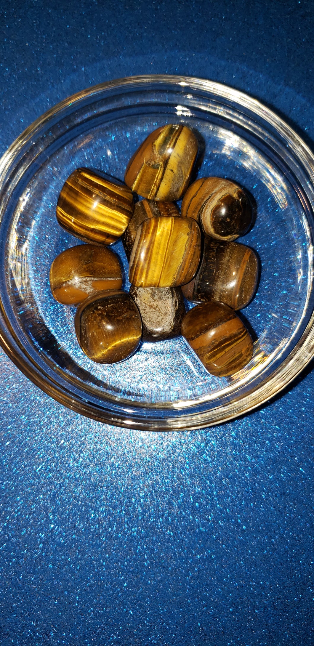 Tiger Eye Tumble Stones