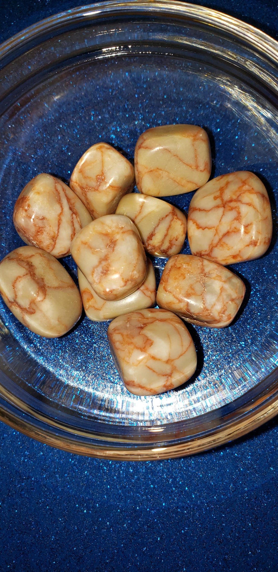 Red Vein Jasper Tumble Stones